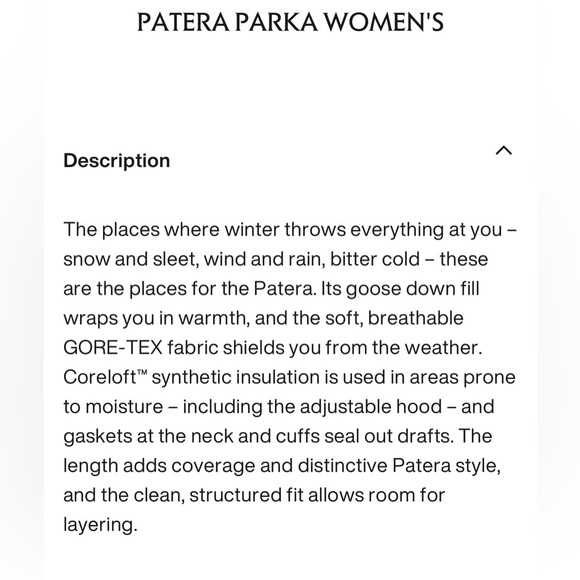 Arcteryx PATERA parka women’s size L - Picture 9 of 15